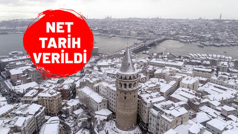 İstanbul için kar tarihi ilk kez verildi. Mont, bere, atkı ne varsa hazır edin.