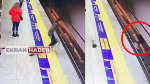 Marmaray’da intihar girişimi: 15 yaşındaki kız raylara atladı!