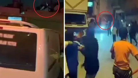 Cezaevinden tahliye oluşunu ateş açarak kutladılar