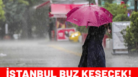 İstanbul buz kesecek. Meteoroloji'den sağanak uyarısı. Mont bere atkı ne varsa çıkartın