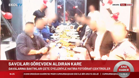 Suç makineleri ile poz verdiler: 2 savcı görevden uzaklaştırıldı