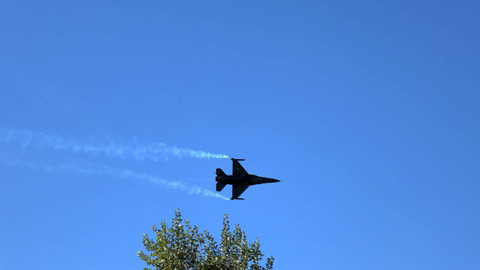 ABD savaş uçakları Suriye semalarında PKK/YPG'ye kalkan oldu!