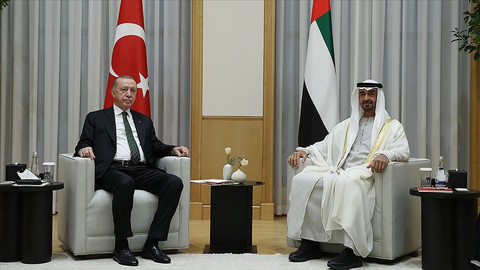 Cumhurbaşkanı Erdoğan, BAE Devlet Başkanı Al Nahyan ile görüştü!