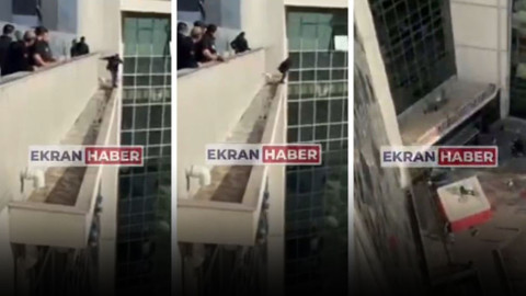 Hastanede intihar girişimi: 13'üncü kattan atladı, yürekler ağza geldi