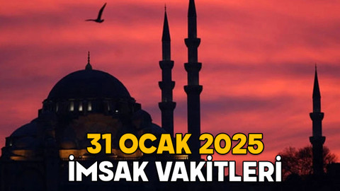 31 OCAK İMSAK VAKİTLERİ 2025: İstanbul, Ankara ve İzmir’de imsak kaçta kesilecek? Diyanet namaz vakitleri