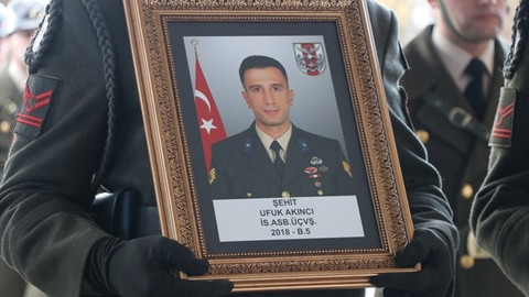 Şehit astsubay Akıncı, son yolculuğuna uğurlandı