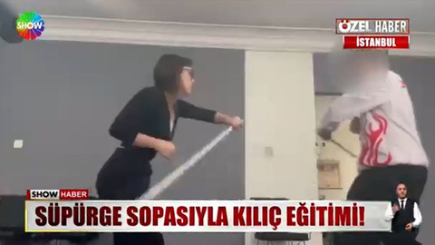 Süpürge sopasıyla kılıç eğitimi! 10 milyon TL'lik vurgun