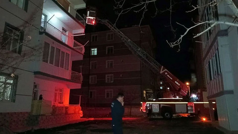 Evine vinçle girildi! Attığı mesaj ortalığı karıştırdı