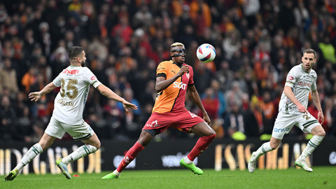 Aslan 3 puanı tek golle aldı! Galatasaray evinde hata yapmadı