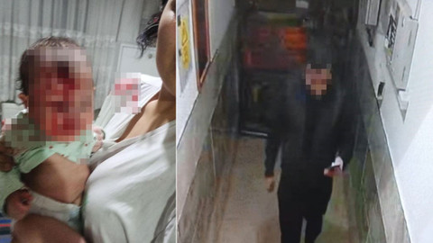 Böyle vicdansız baba görülmedi! 4 aylık bebeğini cam sehpaya fırlatıp yaraladı