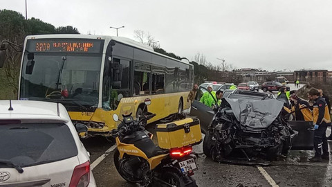 Sancaktepe'de İETT otobüsü kaza yaptı! Ölü ve yaralılar var