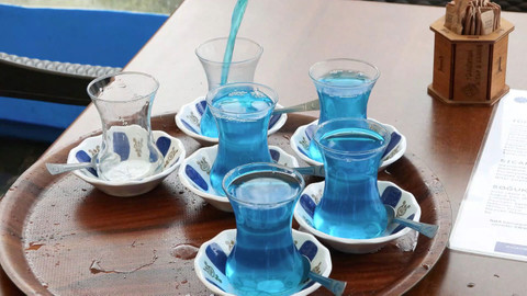 ‘Turanyum’ çayı sosyal medyada gündem oldu: Fotoğraf için gidiyorlar