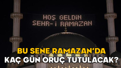 BU SENE RAMAZAN’DA KAÇ GÜN ORUÇ TUTULACAK? 29 mu, 30 mu? Diyanet 2025 imsakiyesini yayınladı!