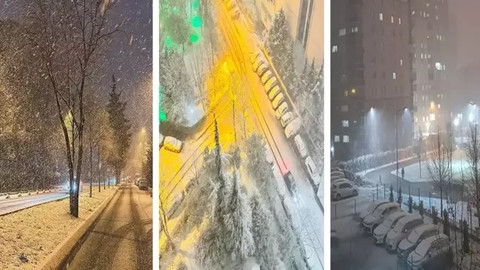 İstanbul'da yoğun kar yağışı: Kartpostallık görüntüler ortaya çıktı!
