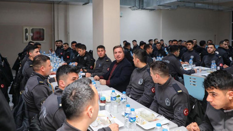 Vali Aydoğdu polis adaylarıyla sahur sofrasında buluştu