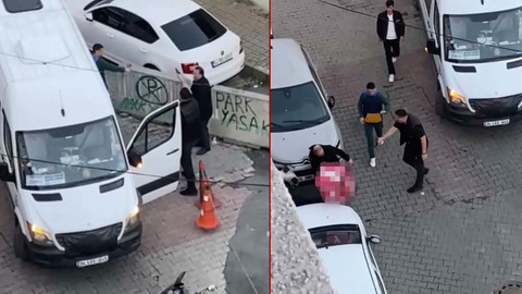 Servis şoförünü kuzenine vurdurdu! Dehşet anları kameralara yansıdı