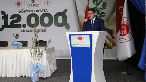 4 bin fidan toprakla buluştu! Adalet Bakanlığı'ndan 'Kökten hayata' projesi