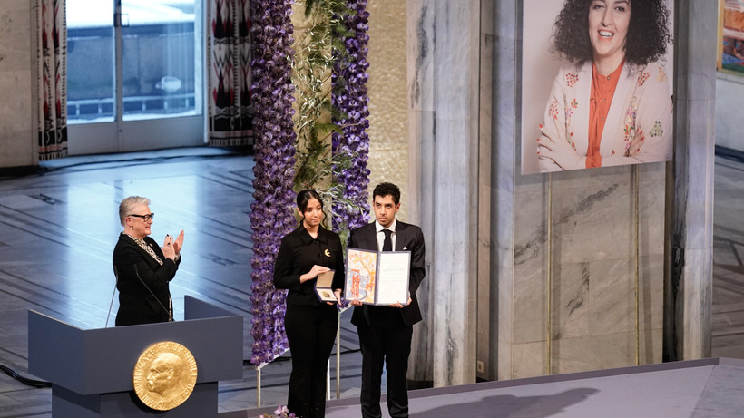 İran'da kadınlara yönelik baskıya karşı mücadele eden Narges Mohammadi'ye Nobel Barış Ödülü