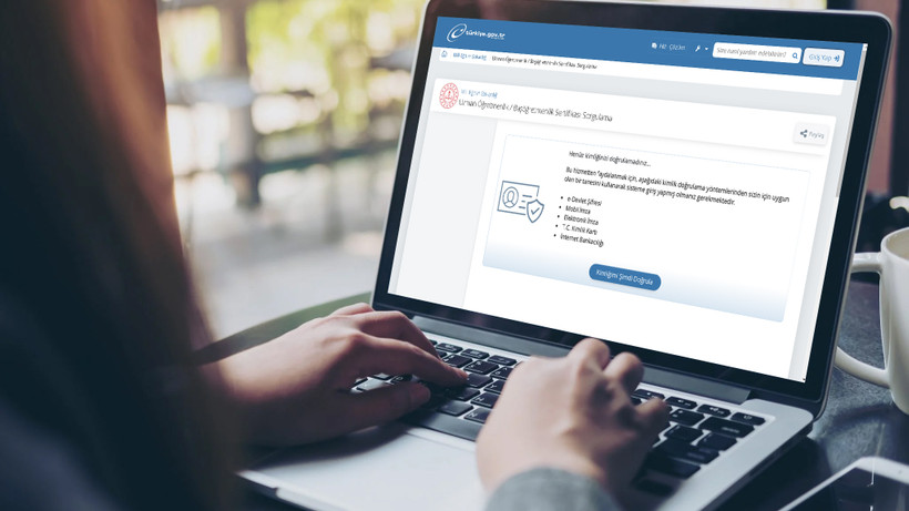 MEB Uzman Öğretmenlik Sertifikası alma ekranı 2023