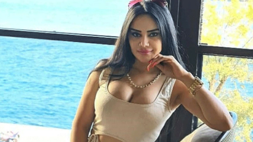 Müstehcen pozlarıyla olay olan gelin adayı Naz Mila son haliyle dikkat çekti