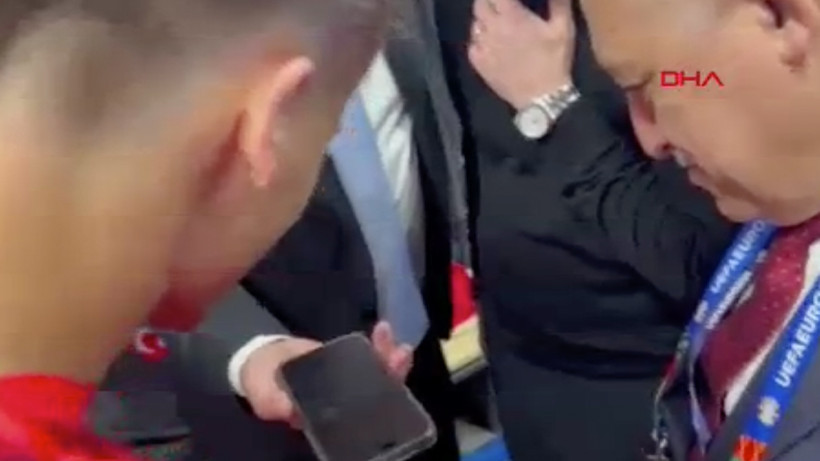 Cumhurbaşkanı Recep Tayyip Erdoğan, Gürcistan galibiyeti sonrasında Ay-yıldızlılar ile telefonda görüştü