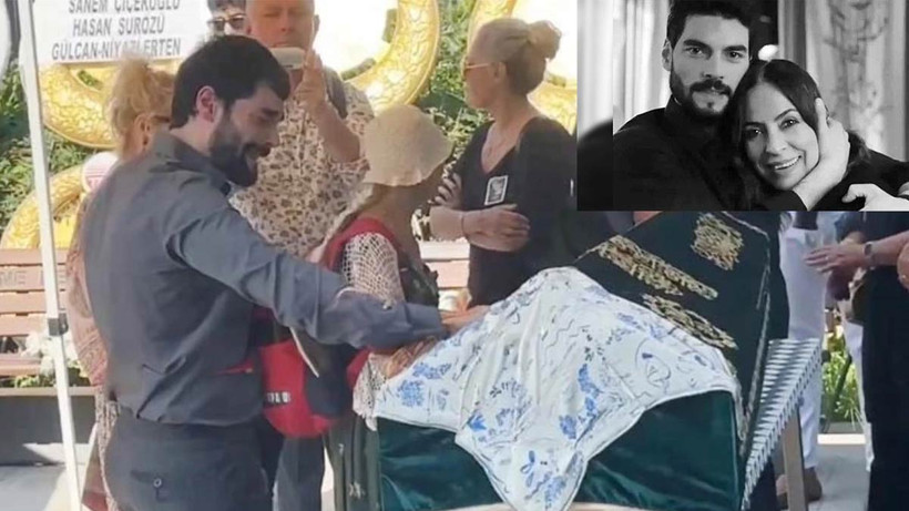 Annesini kaybeden Akın Akınözü cenazede ayakta dahi duramadı!