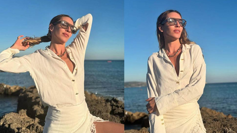 Sinem Kobal yaza veda etti