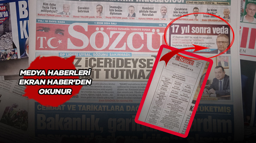 Sözcü künyesi GYY'siz çıktı!