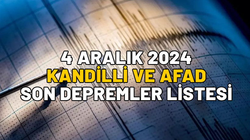 ANTALYA DEPREMİ SON DAKİKA: Deprem nerede oldu, kaç şiddetinde? 4 Aralık Kandilli ve AFAD son depremler