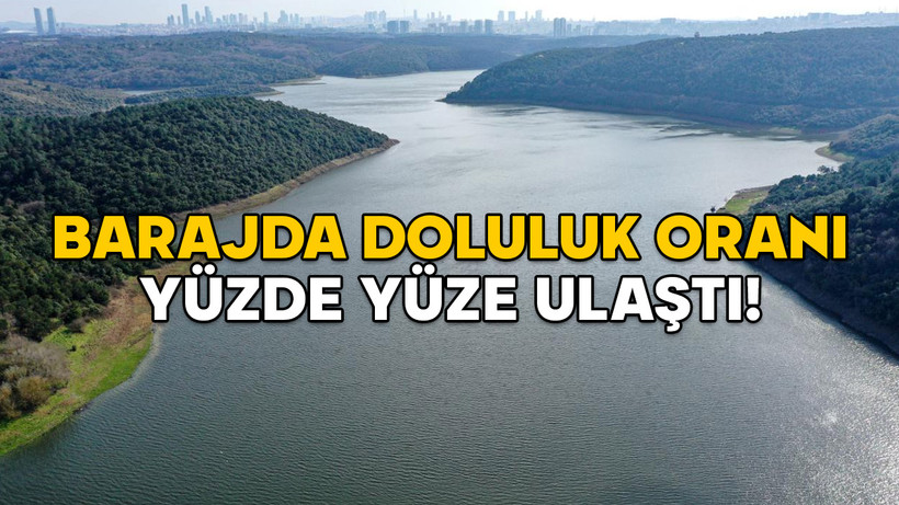 Yüzde yüze ulaştı! 13 Şubat İstanbul baraj doluluk oranları açıklandı: Bir barajın tamamı doldu