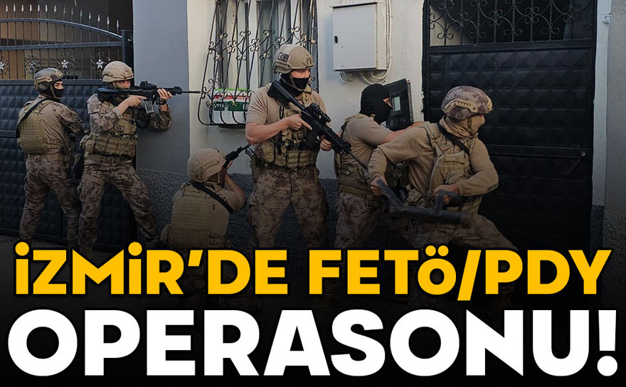 İzmir'de FETÖ/PDY operasyonu: 8 kişi gözaltına alındı