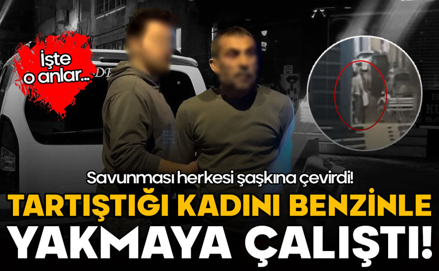 Bursa'da tartıştığı kadını benzin döküp yakmaya çalıştı