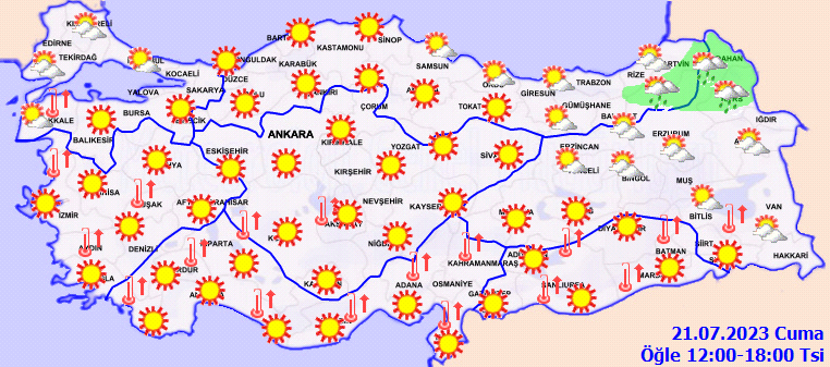 2) 21 temmuz 2023 hava durumu