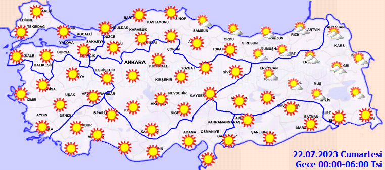4) 21 temmuz 2023 hava durumu