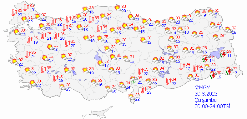 meteoroloji hava durumu 30 agustos 2023 gorsel 0