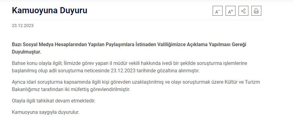 ağrı valiliği