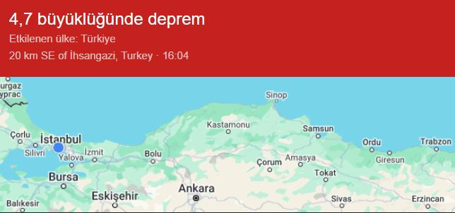 çankırı deprem