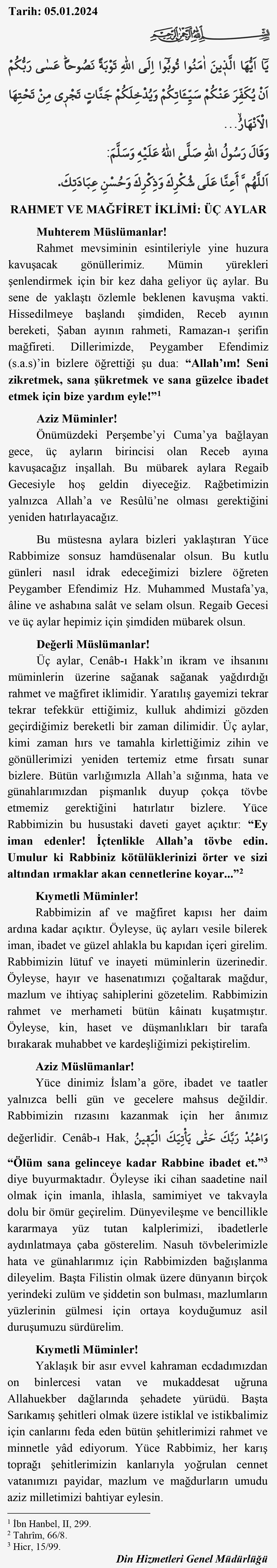 Cuma Hutbesi 05012024 2