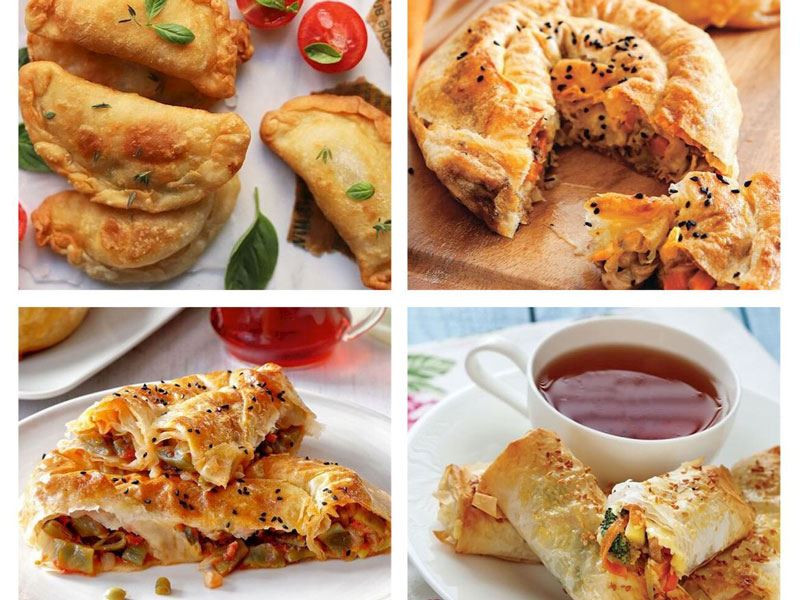 Sebzeli Çıtır Börek Gelinim Mutfakta Tarifi Yapılışı 8