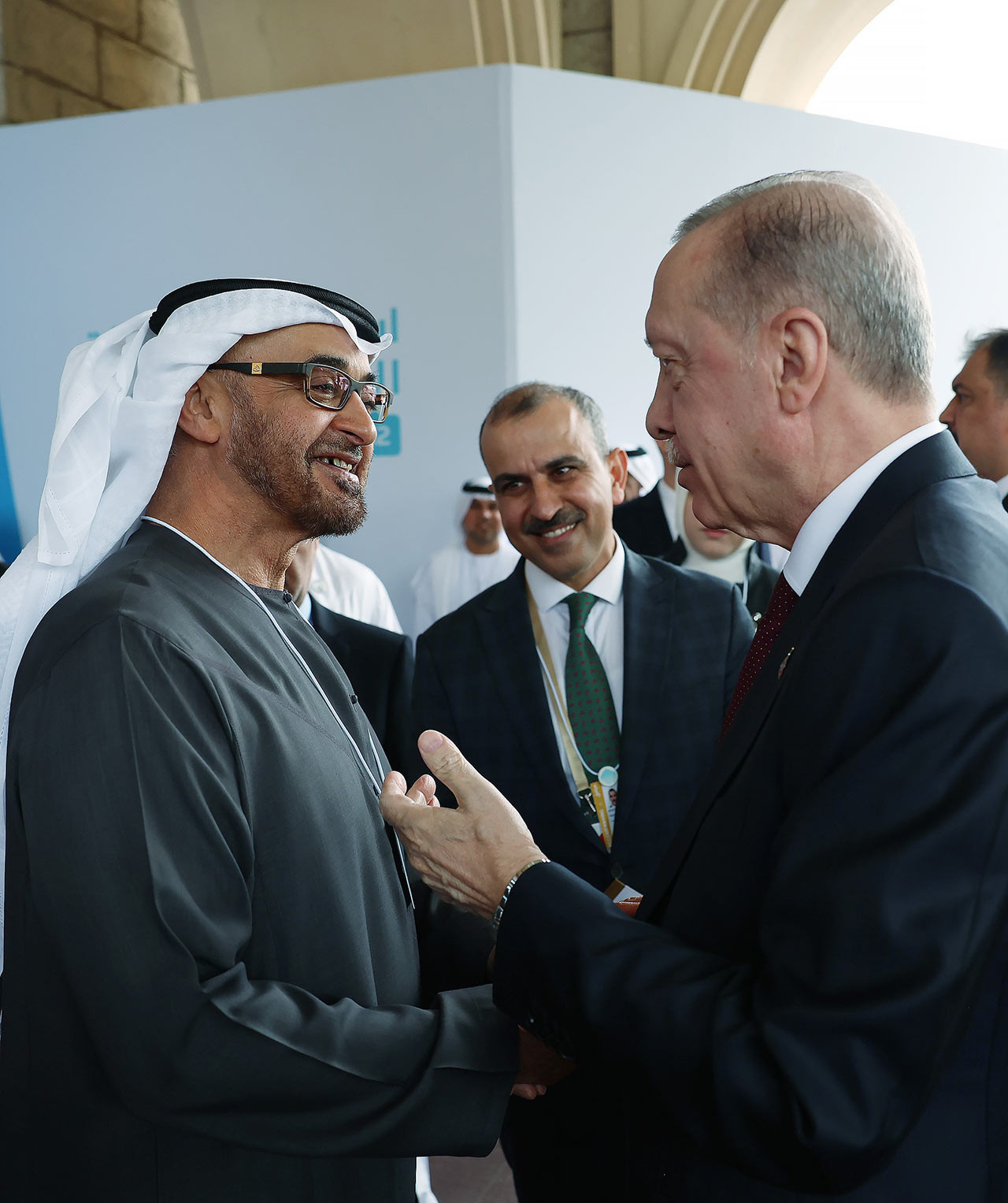 Cumhurbaskani Erdogan B A E Lideri Al Nahyan Dubai 13Subat2024 Iha (4)