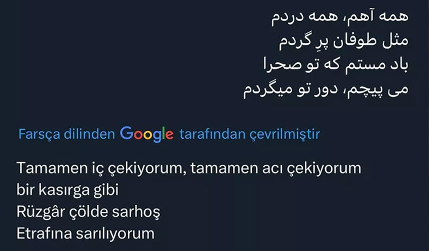 Feyza Altun Farsca Siir