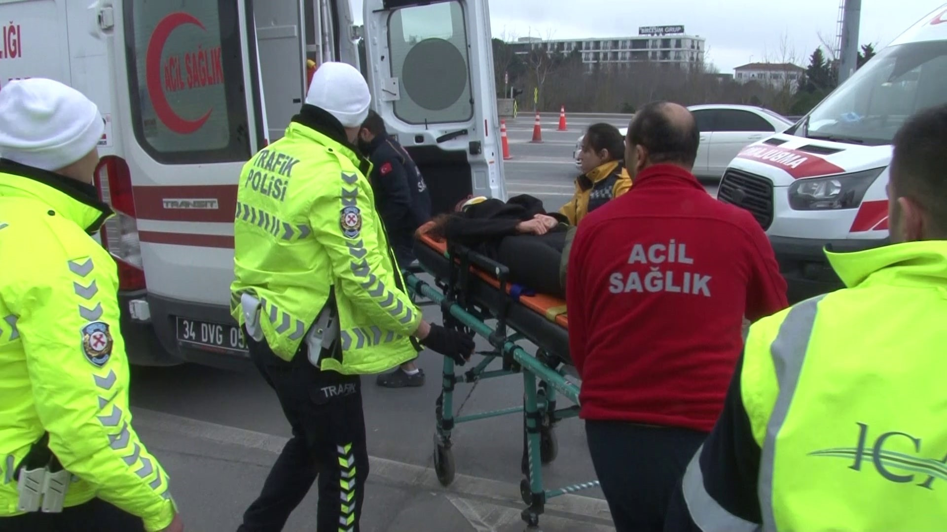 Kuzey Marmara Otoyolu Taksi Giseye Carpti 14Subat2024 Iha (2)