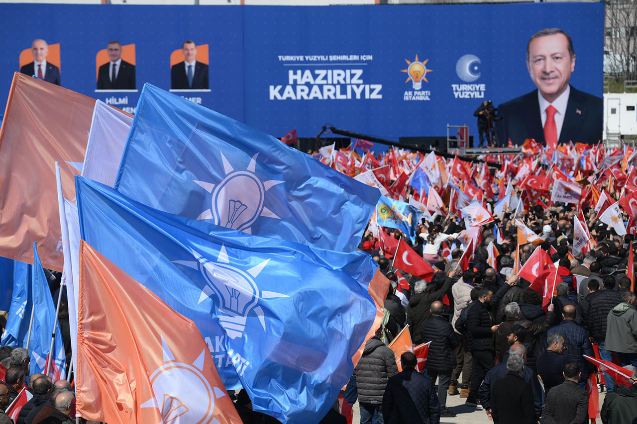 Ak Parti Yeniden Buyuk Istanbul Mitingi 24032024 Aa (7)