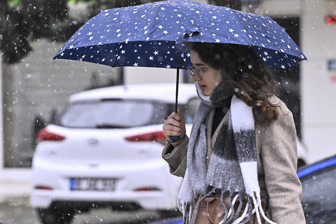 Ankara Kar Yagisi 21032024 Aa (28)
