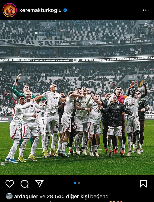 Arda Gulerden Derbi Sonrasi Skandal Hareket Tepki Gelince Hemen Sildi 4Mart2024 1