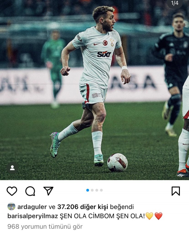 Arda Gulerden Derbi Sonrasi Skandal Hareket Tepki Gelince Hemen Sildi 4Mart2024 2