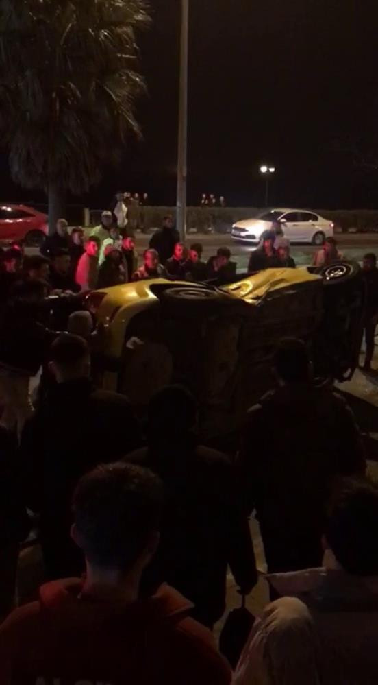 Defalarca Takla Atti Otobuse Carparak Durdu 2Mart2024 2