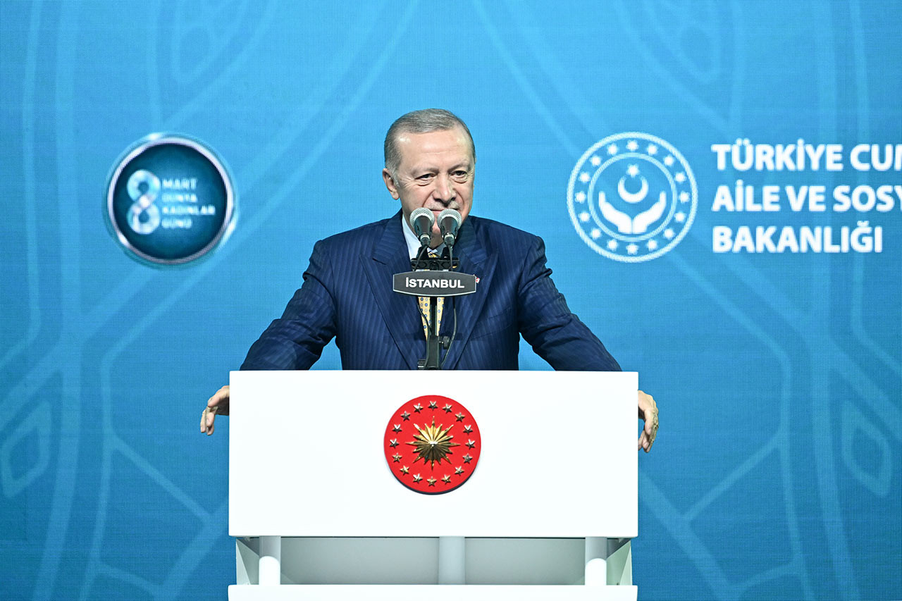 Erdogan Halic Kongre Merkezi Kadinlar Gunu 08032024 Aa11