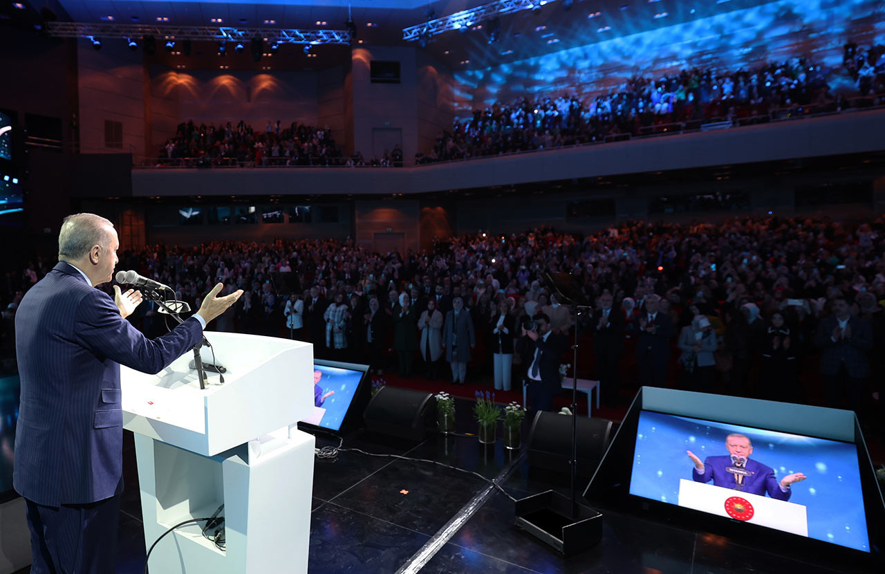 Erdogan Halic Kongre Merkezi Kadinlar Gunu 08032024 Aa13