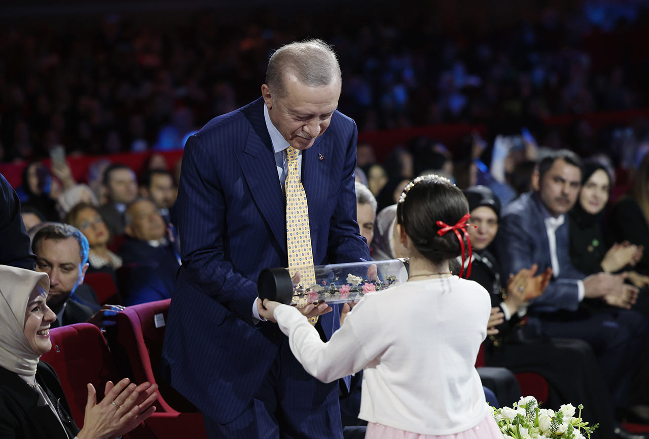 Erdogan Halic Kongre Merkezi Kadinlar Gunu 08032024 Aa3